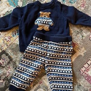 Gymboree baby boy sweater outfit 3-6mo
